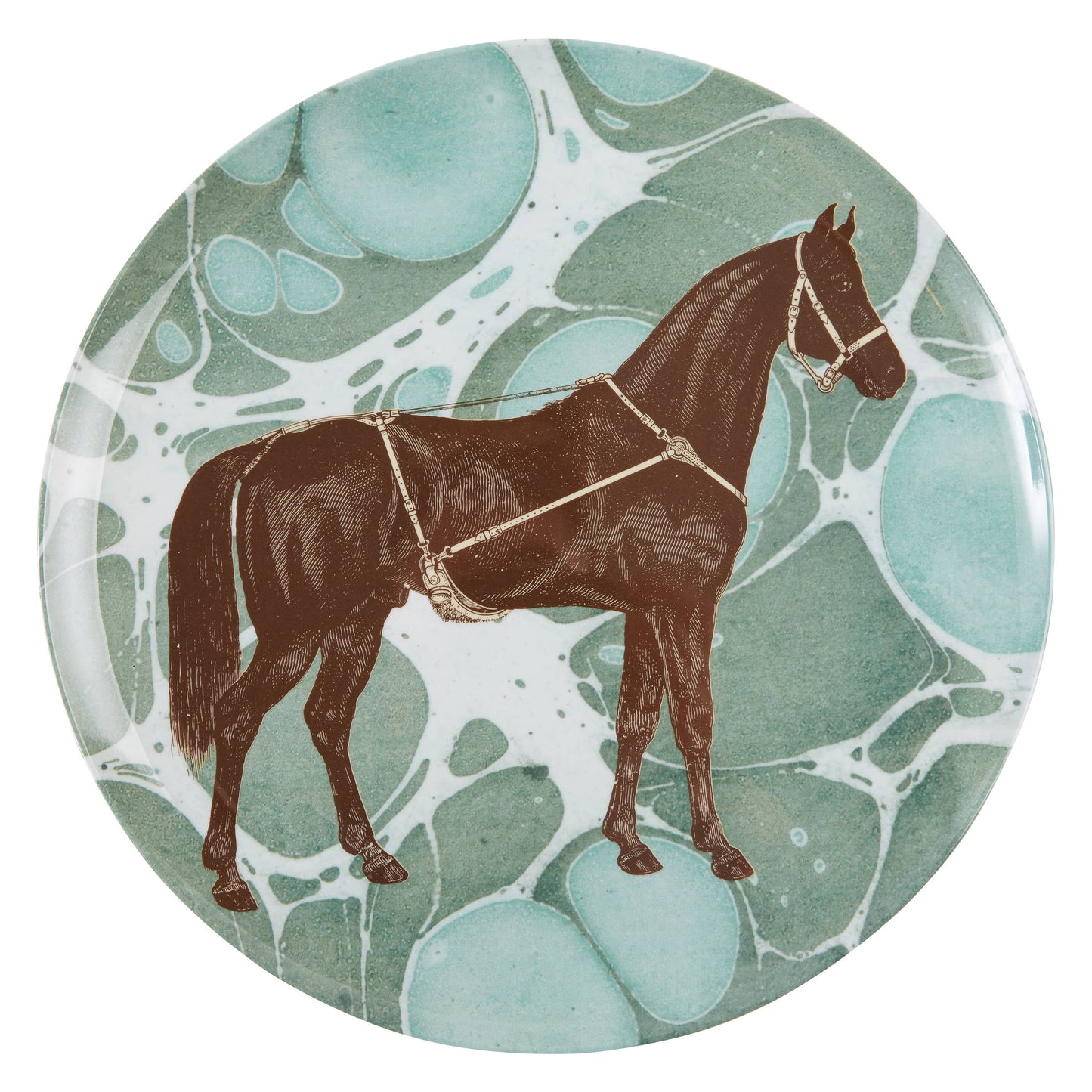 EQUUS DINNER PLATES SET OF FOUR