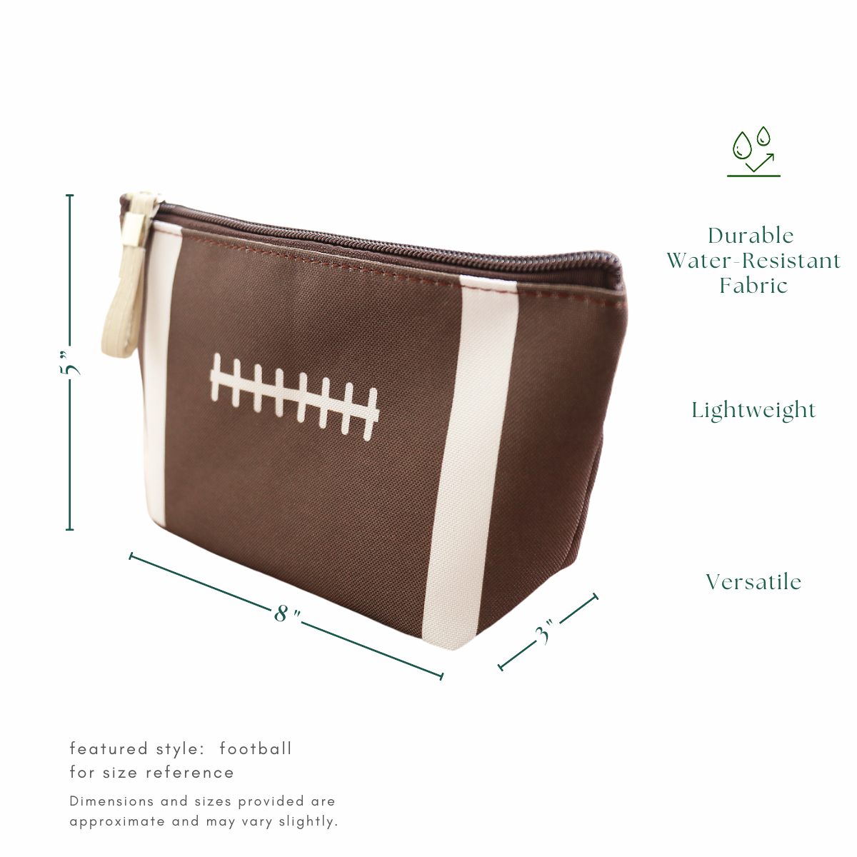 MakeUp Cosmetic Pouch Bag - Cute Toiletry Case - Equestrian