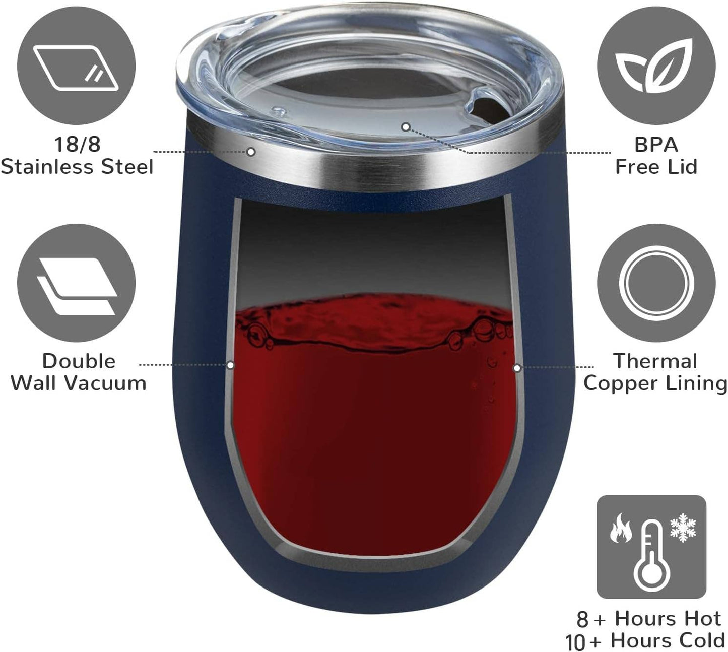 I Wouldn't Pass A Vet Check Steel Wine Tumbler: Black