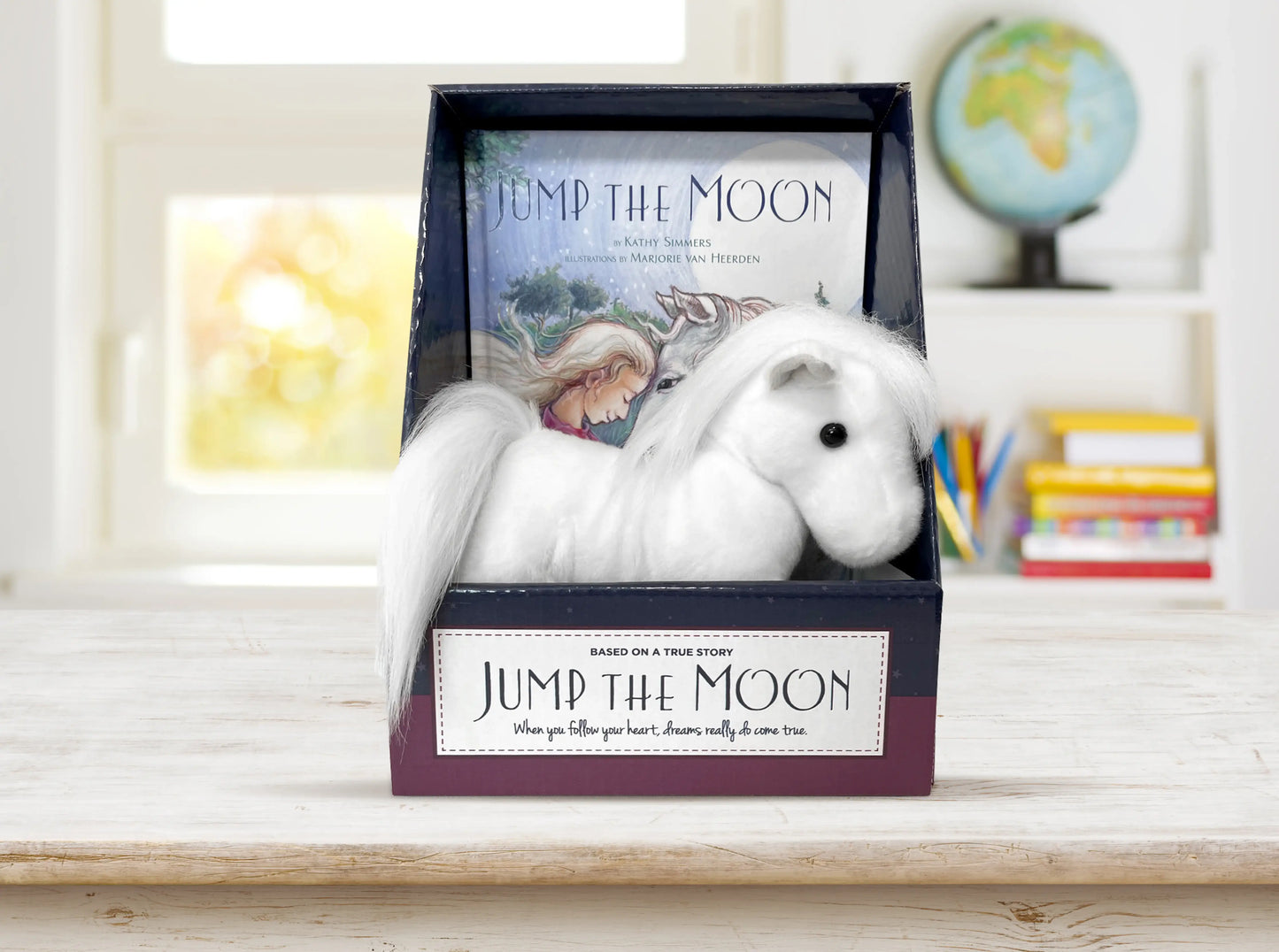 Book + Pony Gift Set: White