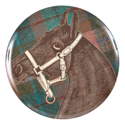 EQUUS TWEED DINNER PLATES SET/4