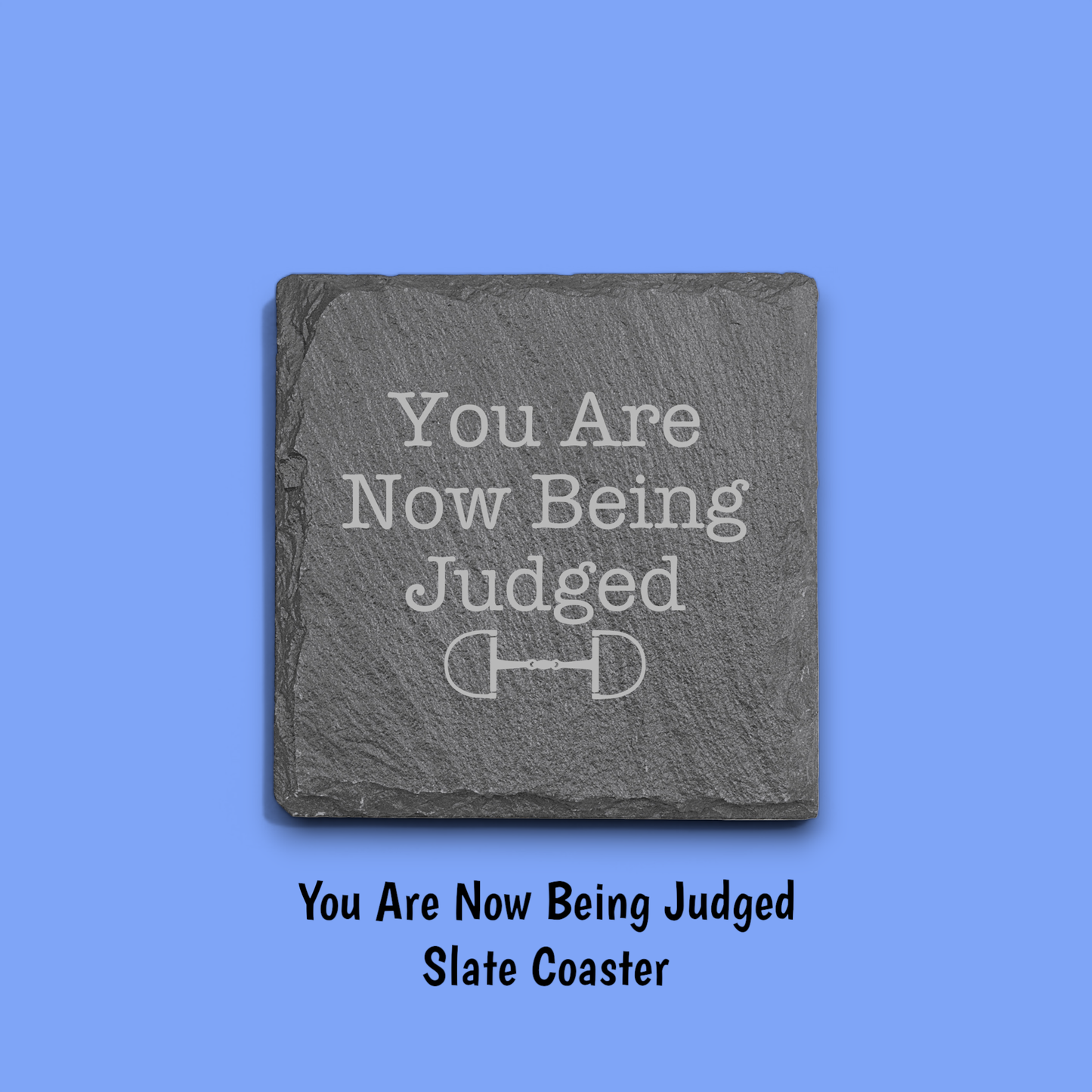 You Are Now Being Judged  Slate Coasters