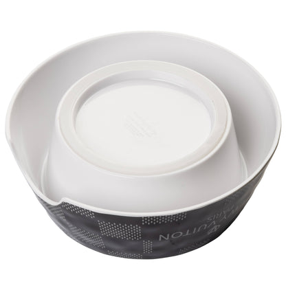 Black Checker Chewy Vuiton Bowl