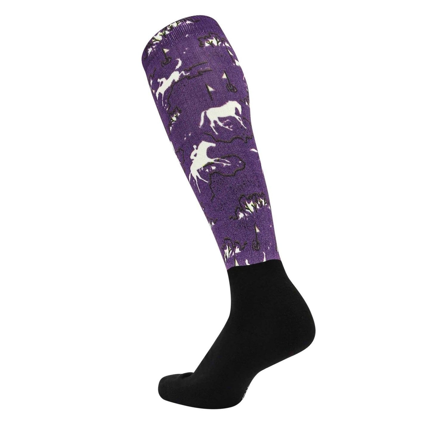 Equine Couture Ladies OTC Boot Socks- Cross Country Phase: STD