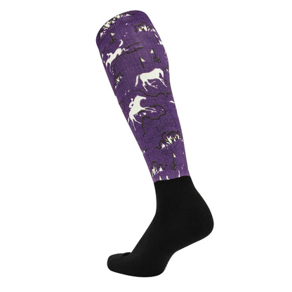 Equine Couture Ladies OTC Boot Socks- Cross Country Phase: STD