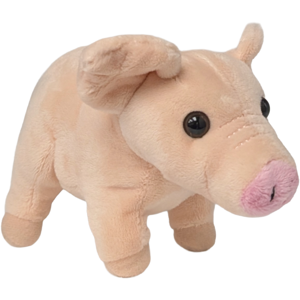 Canned Pig | Stuffed Farm Animal Plush w/Funny Jokes | Gift: Regular Lid