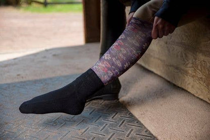 Equine Couture OTC Boot Socks: Cheeky Giraffe