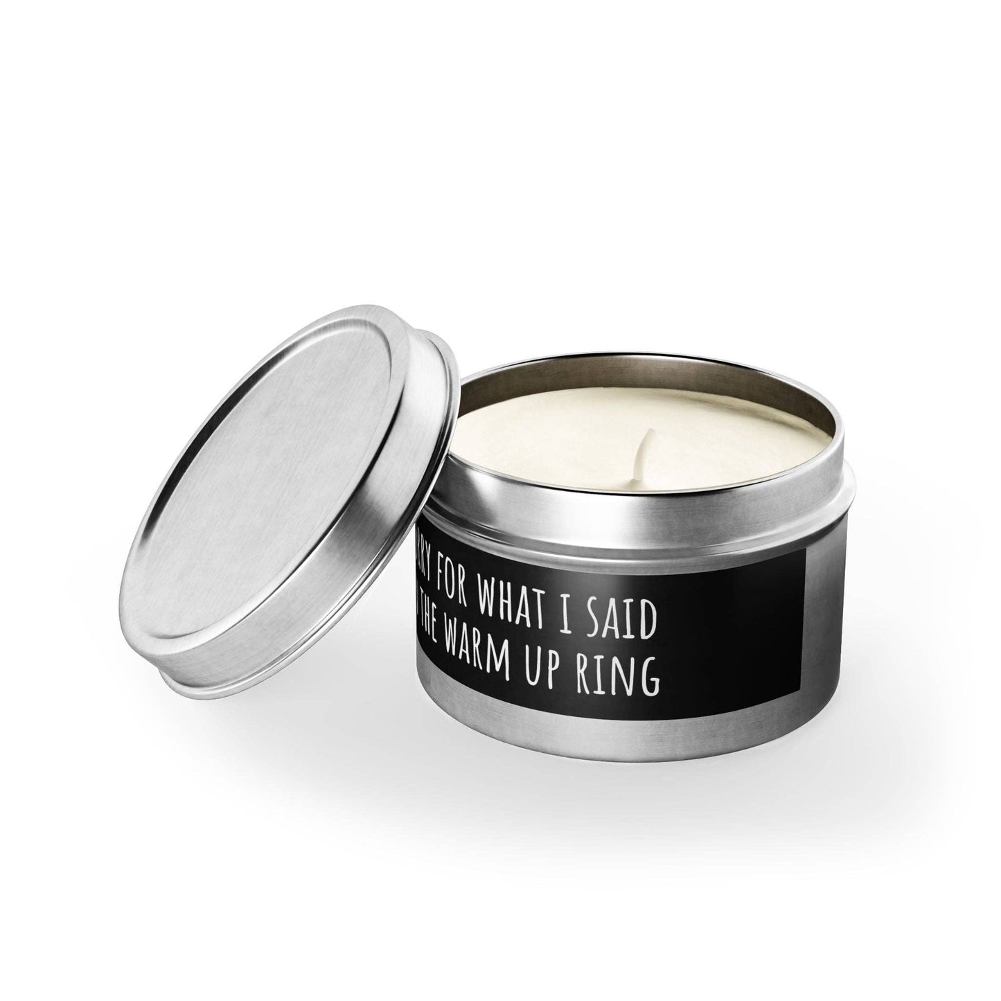 Tin Candles - Warm Up Ring: Gold / Vanilla Bean / 4oz