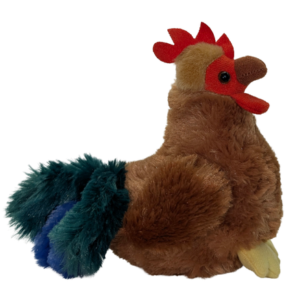 Canned Rooster | Farm Animal Plush w/Jokes | Unique Gift: Regular Lid