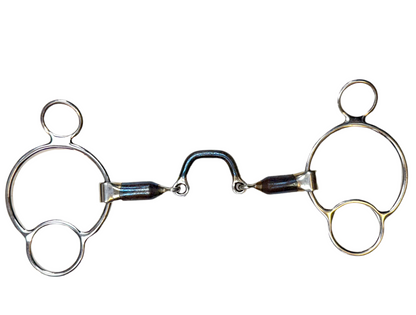 Bit Gag Nelson 1 1/5” Ring Segundo Avanti Italia Blue