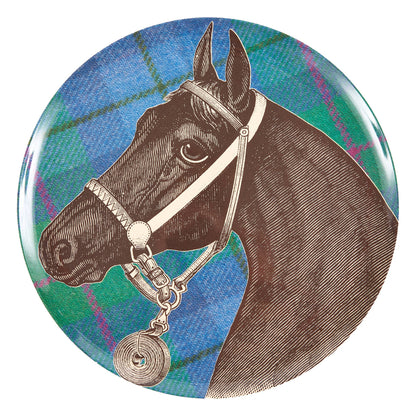 EQUUS TWEED DINNER PLATES SET/4