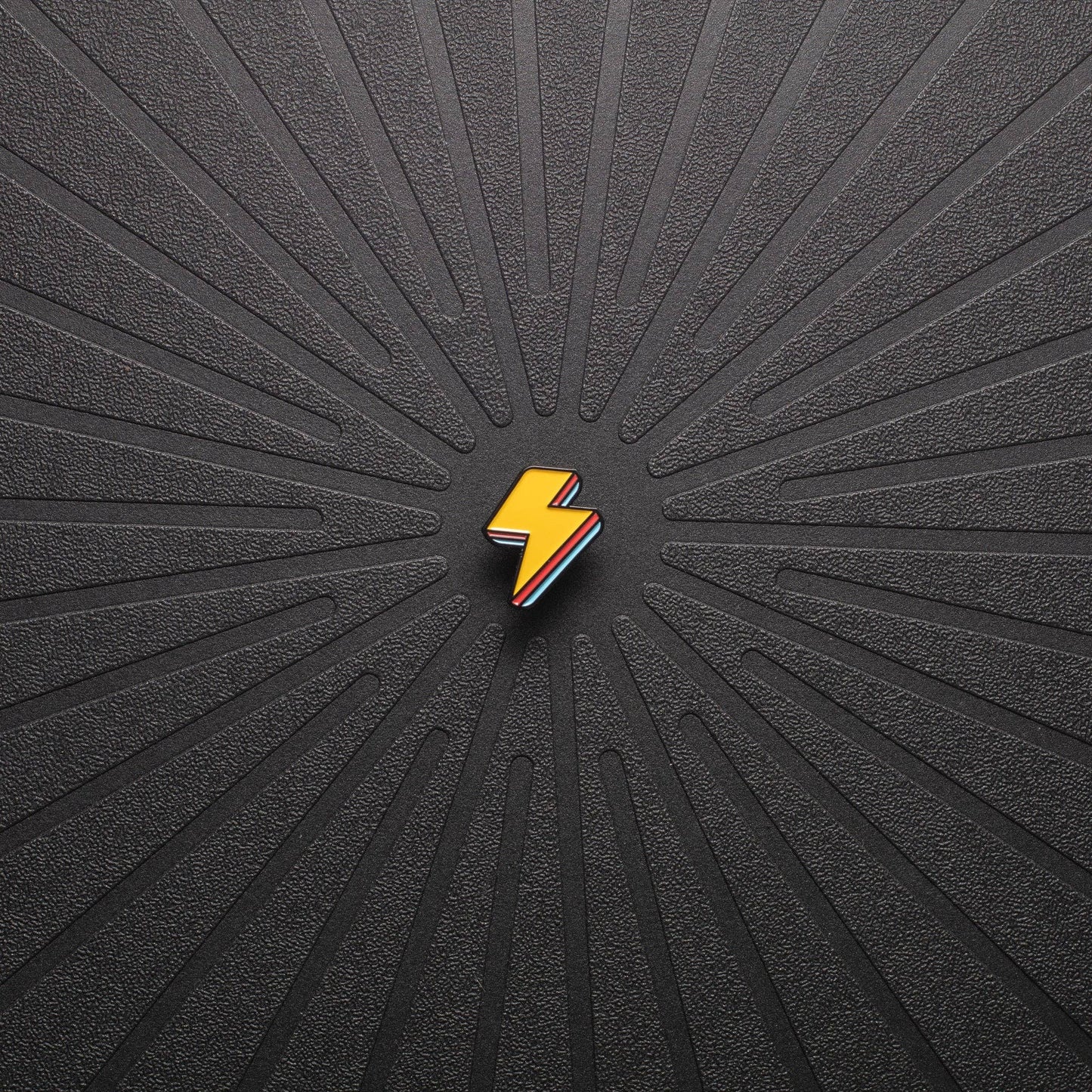 Lightning Bolt Saddle Pad Pins: Electric Yellow