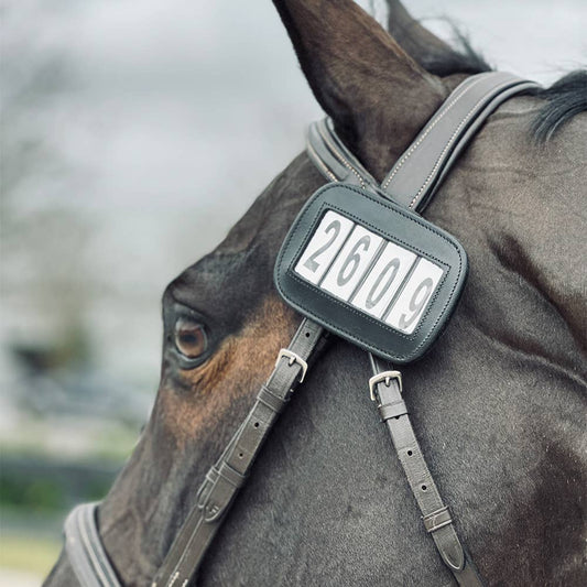 Bridle Competition Numbers PRO4MANCE | # I.D. - Black (Qty. 2, 4-digit)