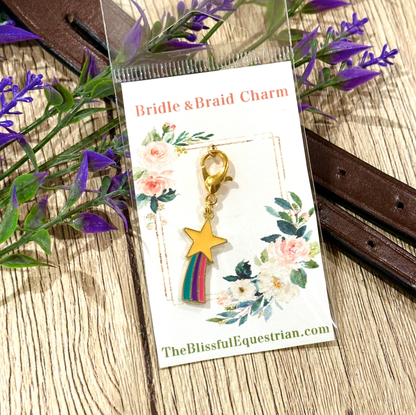 Bridle Braid Charms: Pink Unicorn