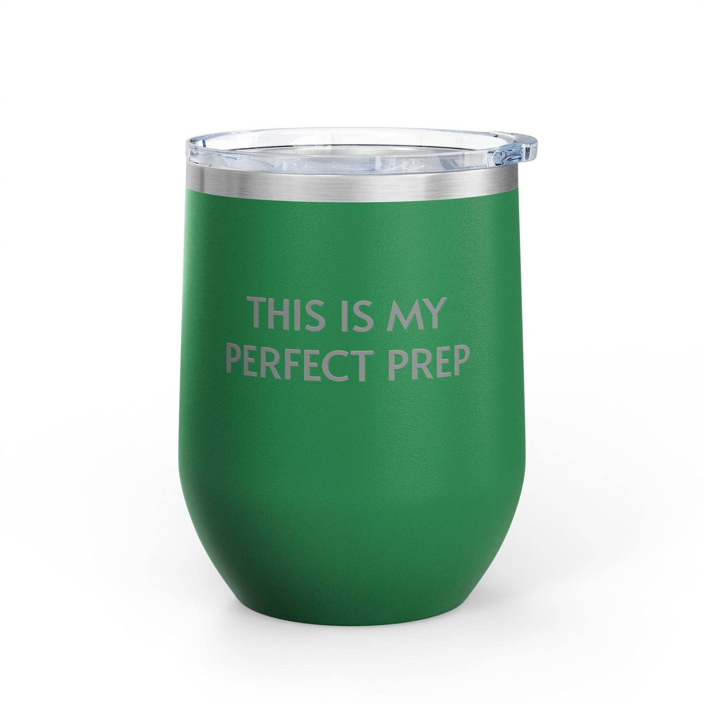 Wine Tumbler, 12oz - Perfect Prep: Black / 12oz