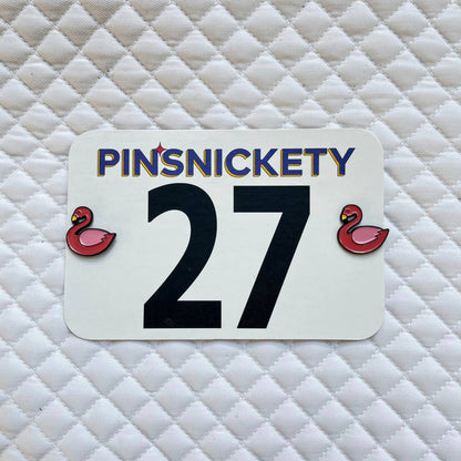 Flamingo Saddle Pad Pins