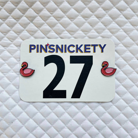 Flamingo Saddle Pad Pins