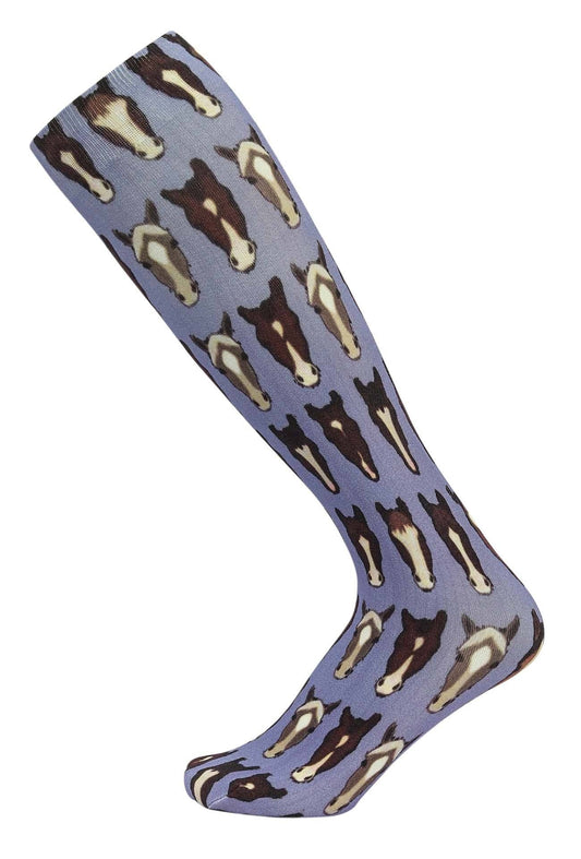 AWST Int'l Look A Head Socks: Purple / STD