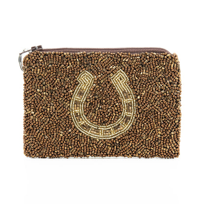 SCP-1611 - Beaded Elegance Women's Coin Purse: Teal