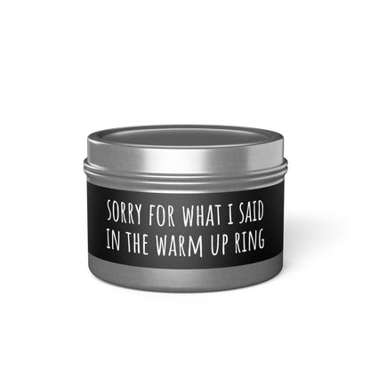 Tin Candles - Warm Up Ring: Gold / Vanilla Bean / 4oz