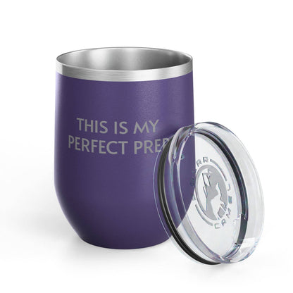 Wine Tumbler, 12oz - Perfect Prep: Black / 12oz