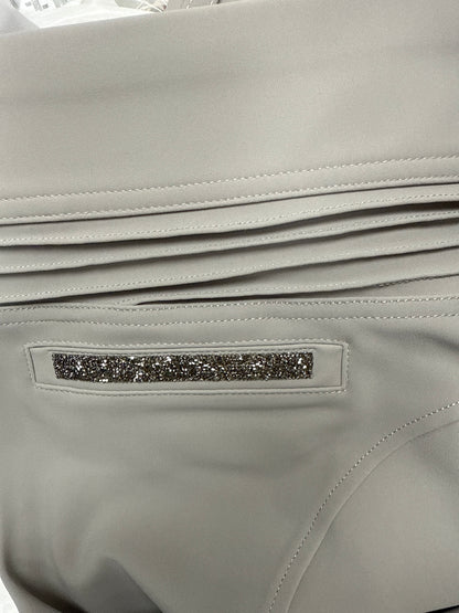 Samshield Ladies Clara Premium Swarovski Crystal Fabric HIGH Rise Breech Mineral Grey