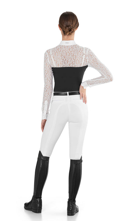 Ego 7 Show Shirt Florentine Long Sleeve in Black