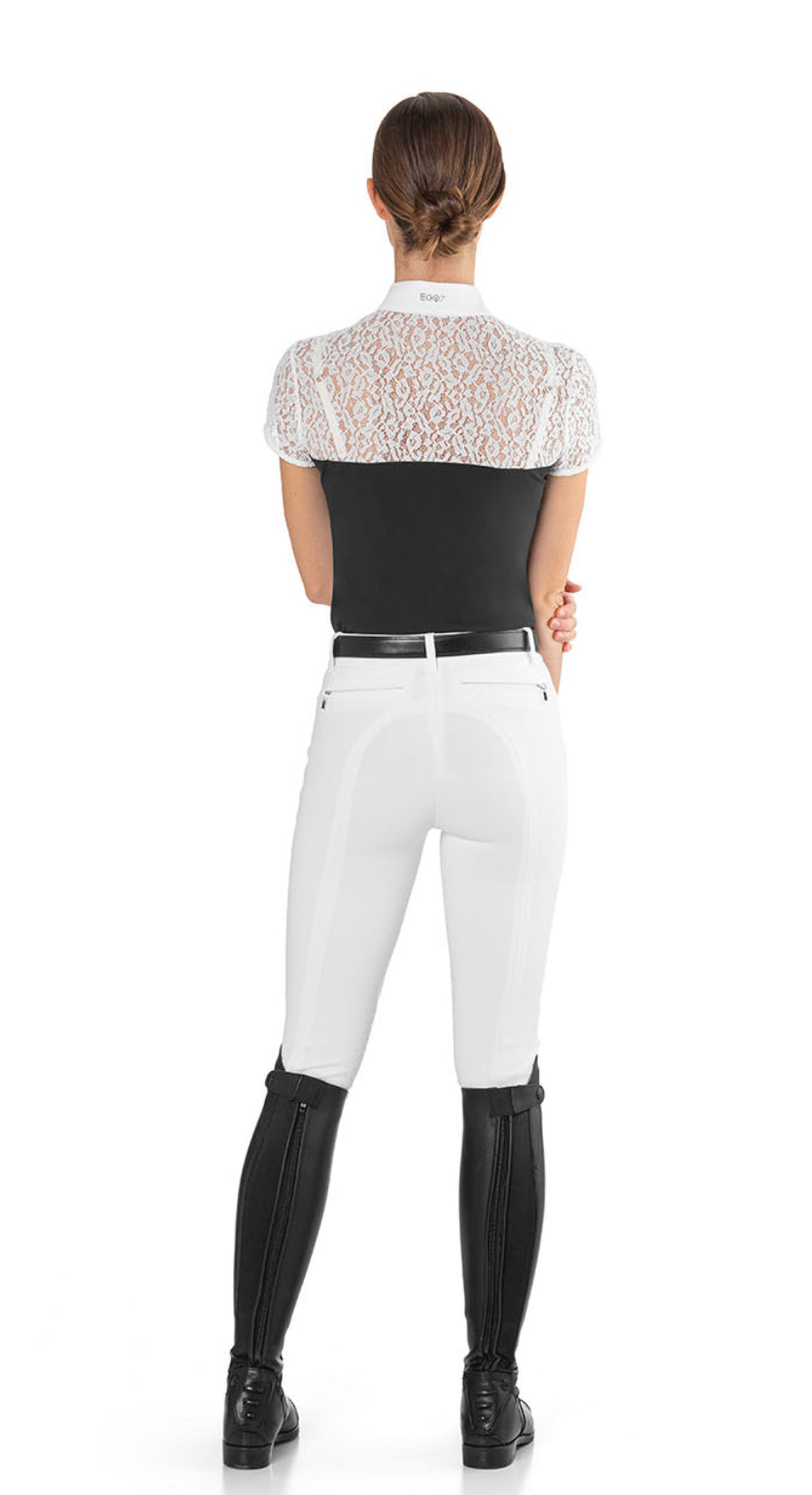 Ego 7 Show Shirt Florentine Short Sleeve in Black
