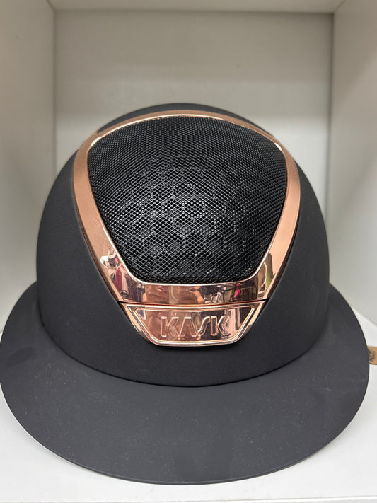 Kask Helmet Starlady - Stock Black Matt Rose Gold