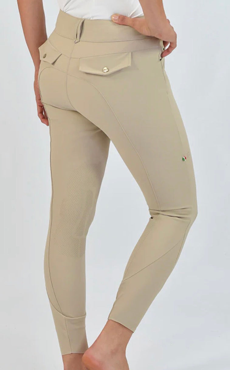 For Horses Ennie Crystal Light Tan Ultra Move Breeches