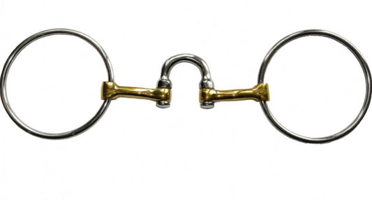 Bit Loose Ring Segundo large ring bit thin cannons high port Segundo mouth bit - 0079