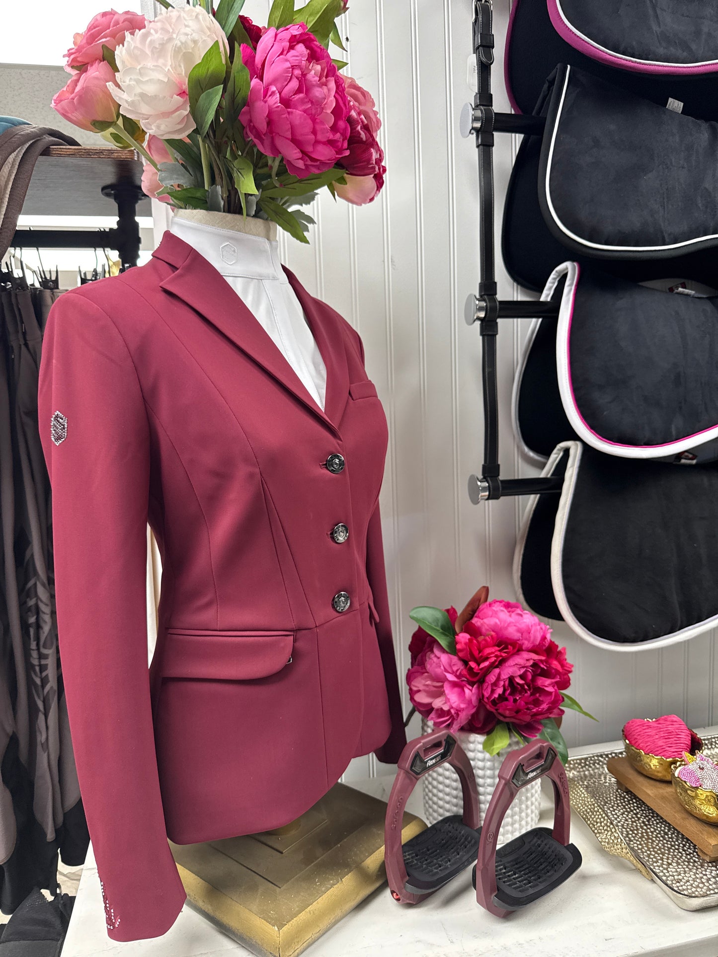 Samshield Ladies Show Coat Victory Flower Swarovski Crystal Regular