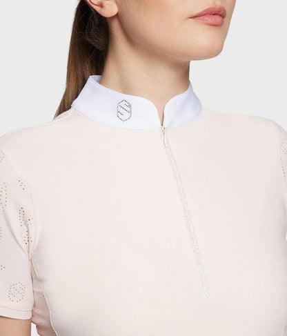 Samshield Ladies Show Shirt Short Sleeve Crystal Aloise Air Rosewater Pink Swarovski p25