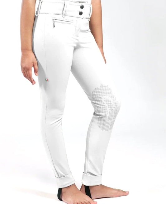 For Horses Brand Jody Kids White Jody Jods Breeches