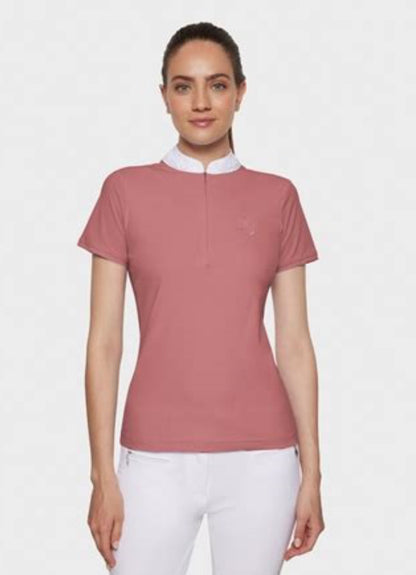 Samshield Ladies Show Shirt Short Sleeve Paloma Crystal Navy p25