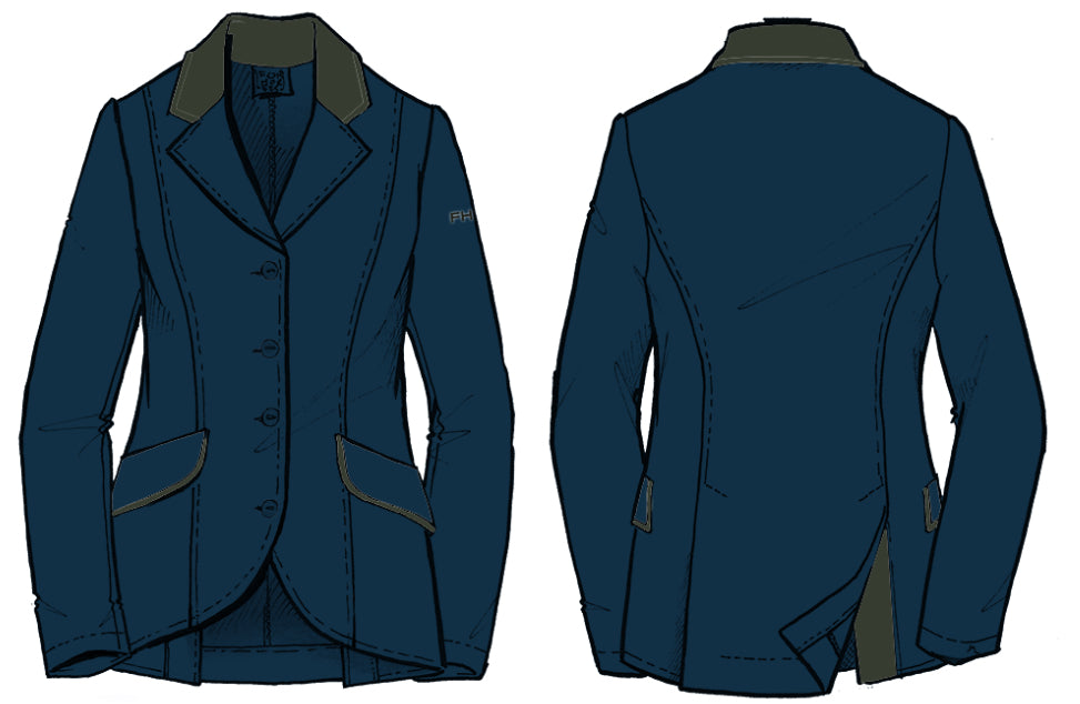 For Horses Women’s Cristina Show Coat - Custom