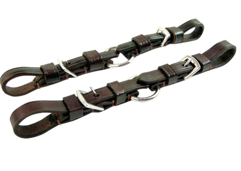 Pelham Bit Converter Euro Brown Leather Made in USA 8103