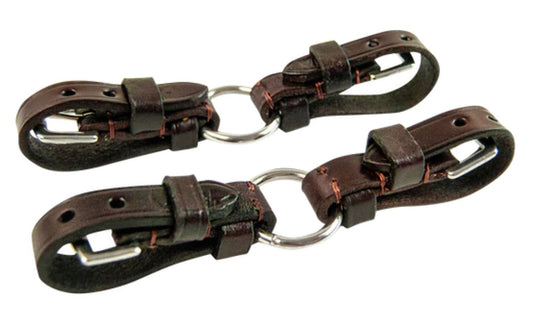 Pelham Bit Converter Euro Brown Leather Made in USA 8103