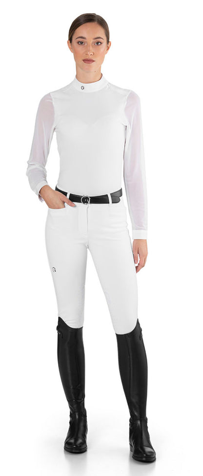 Ego 7 Show Shirt Rita Long Sleeve in White