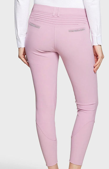 Samshield Ladies Adele Mid Rise Breech Feather Pink with Swarovski Crystal Detail