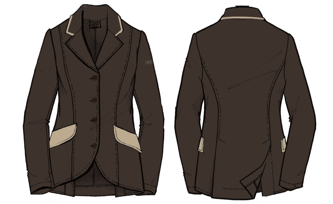 For Horses Women’s Cristina Show Coat - Custom