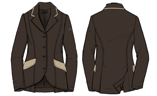 For Horses Women’s Cristina Show Coat - Custom