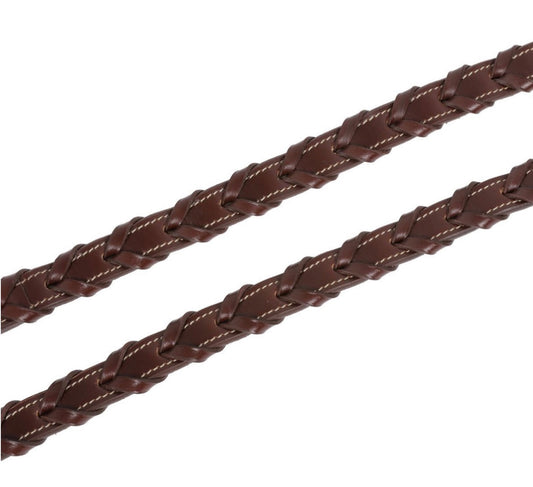 Antarès Rein Laced Fancy Reinforced Stitched 5/8” Hunters Sport Raised