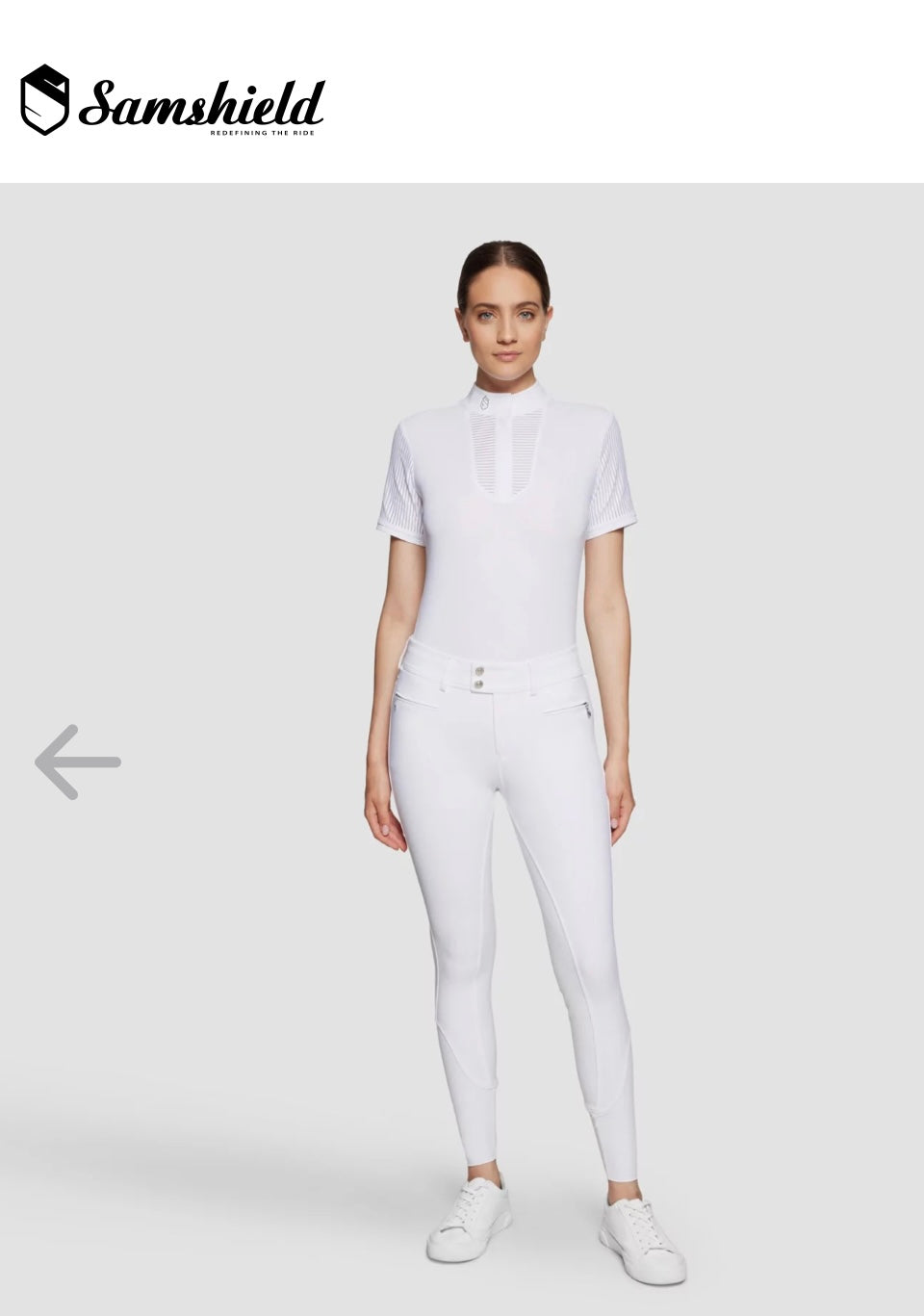 Samshield Ladies Clotilde Breech White Chlotilde