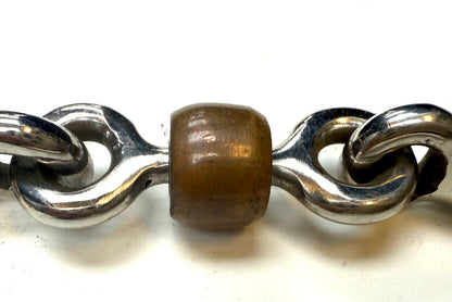 Bit Gag Nelson 1 1/2 Ring Waterford Ball with Copper Roller Avanti Italia Blue Iron