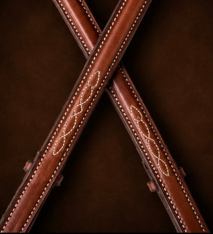 Edgewood Rein Laced Fancy Reinforced Stitched 5/8” Hunters