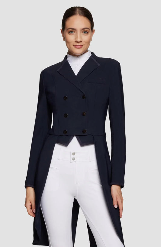 Samshield Ladies Shadbelly Frac Alcantara Navy- Perfect for Derby’s or Dressage A25