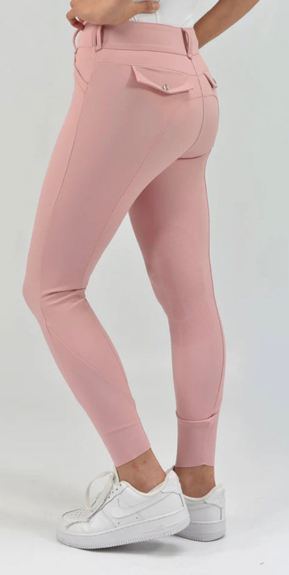 For Horses Ennie Crystal Dusty Rose  Ultra Move Breeches