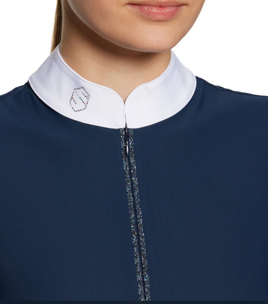 Samshield Ladies Show Shirt Short Sleeve Aloise Cosmic Blue