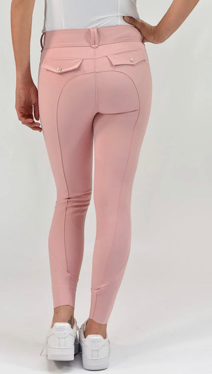 For Horses Ennie Crystal Dusty Rose  Ultra Move Breeches